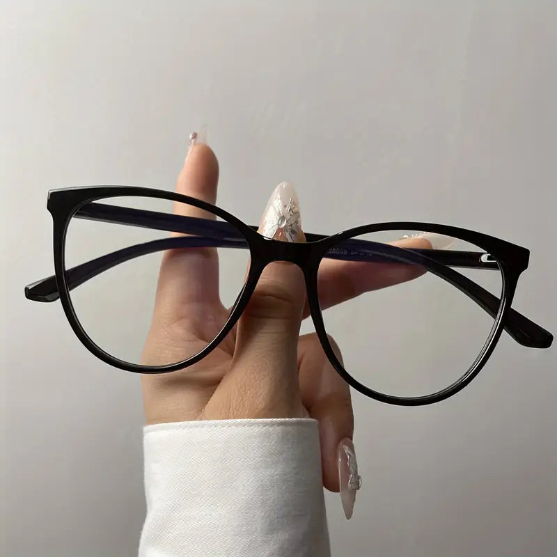 Lunettes de vue femme élégantes – Monture noire fine style papillon chic