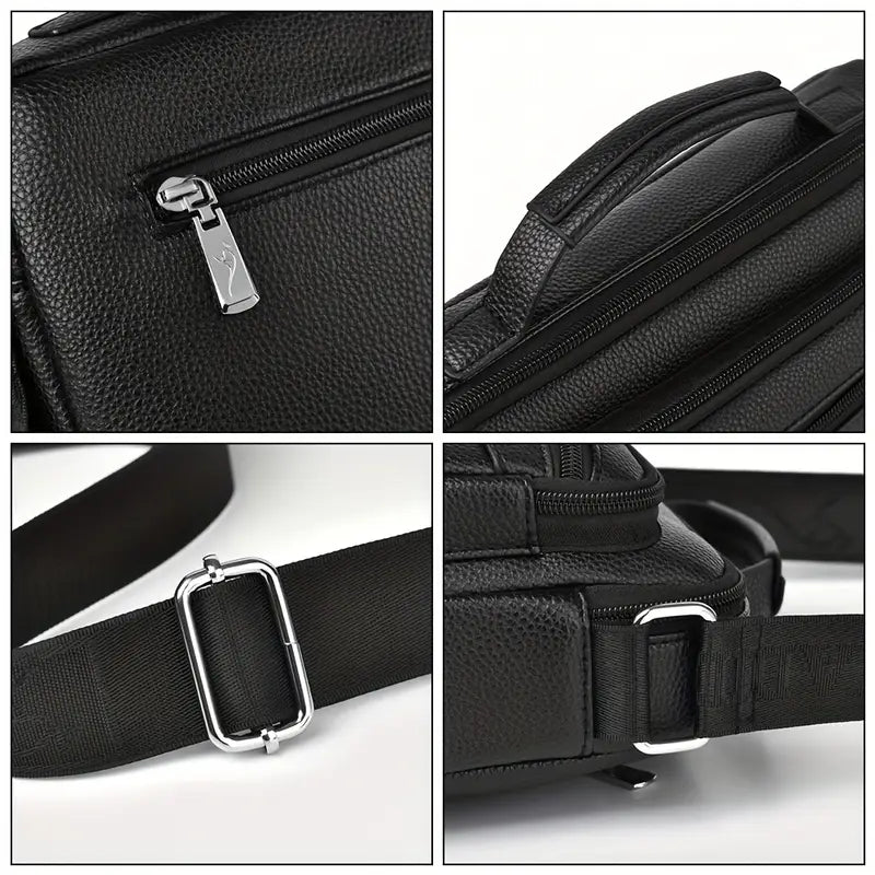 Sac bandoulière homme en cuir – Élégant et pratique pour le bureau et les voyages