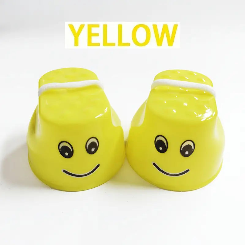 Échasses pour enfants en plastique – Jeu d’équilibre extérieur amusant et éducatif