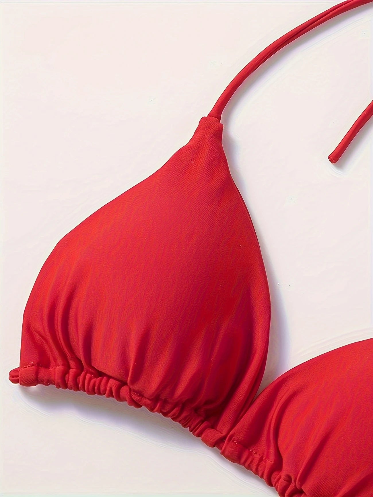 Bikini Femme 2 Pièces à Nouer – Maillot de Bain Triangle Dos Nu, Style Plage & Été Séduisant