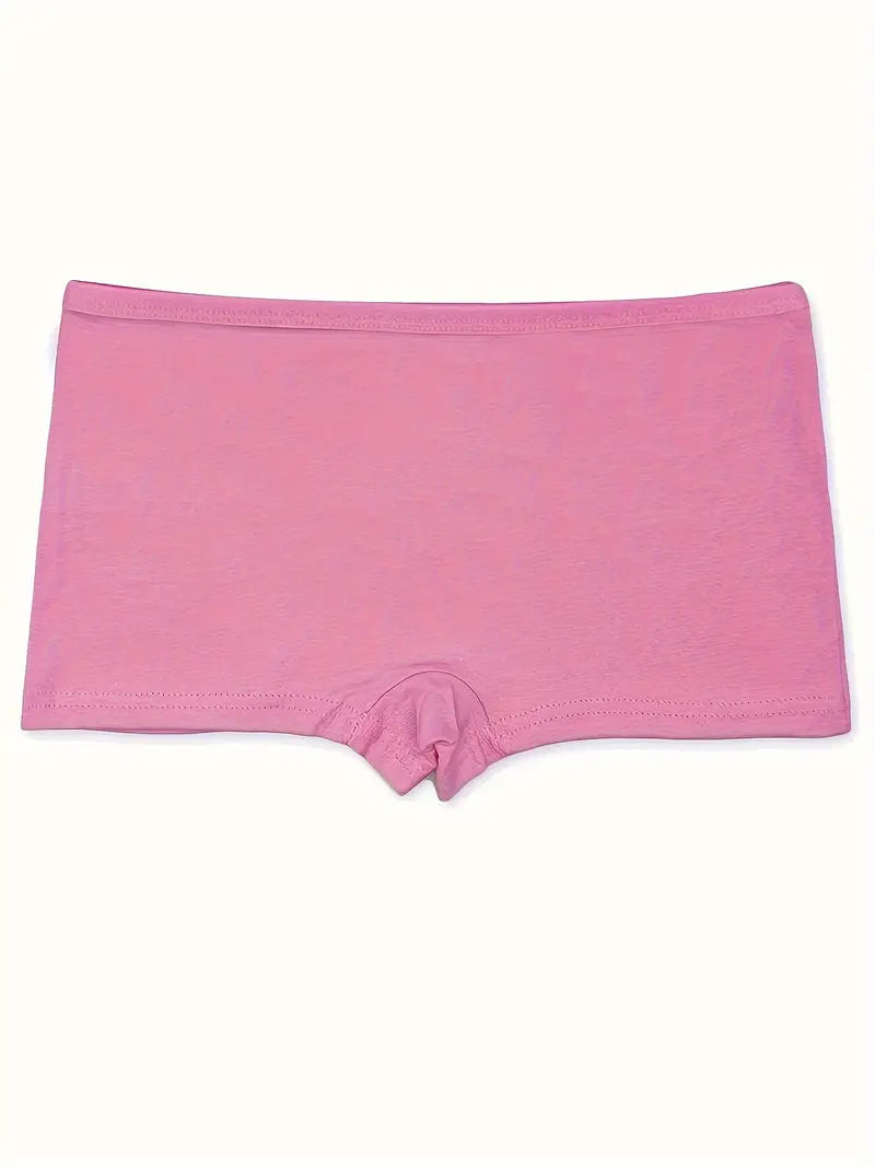 Lot de 6 Culottes Fille en Coton – Sous-vêtements Colorés Confortables et Doux