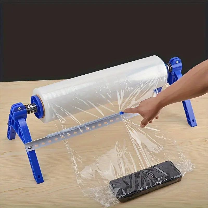 Distributeur de Film Étirable avec Support – Emballage Transparent pour Protection et Expédition de Colis