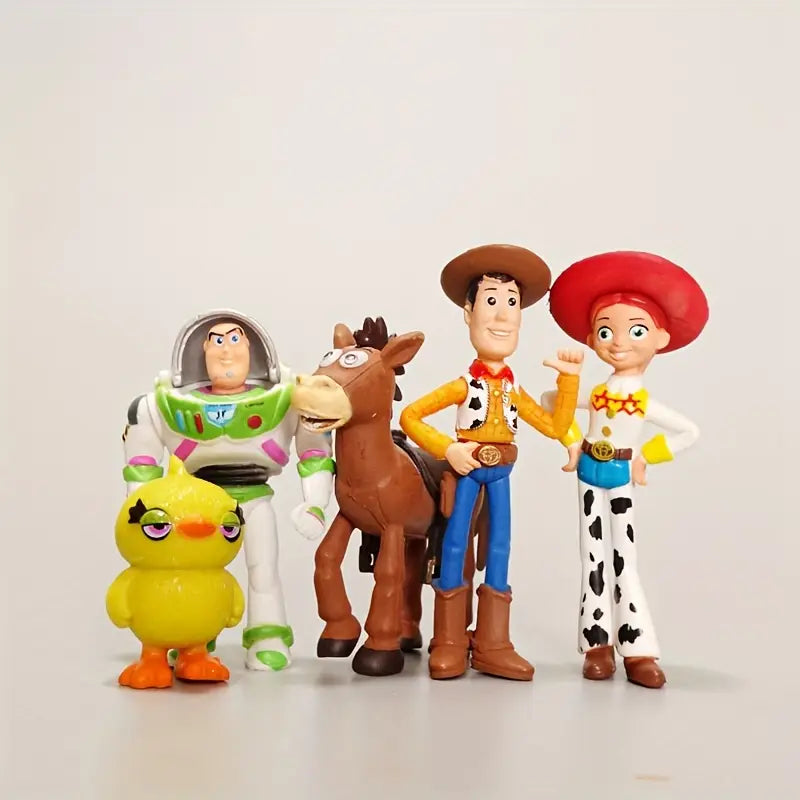 Ensemble de Figurines Toy Story – Woody, Buzz, Jessie, Forky et Amis