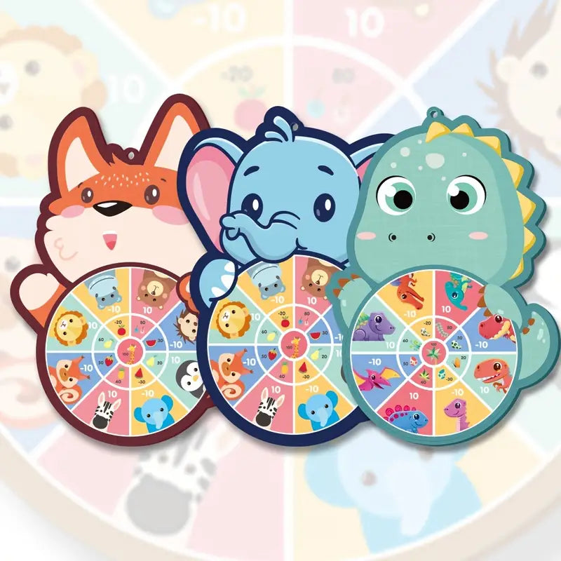 Cible de lancer velcro animaux avec balles – Jeu éducatif et amusant pour enfants
