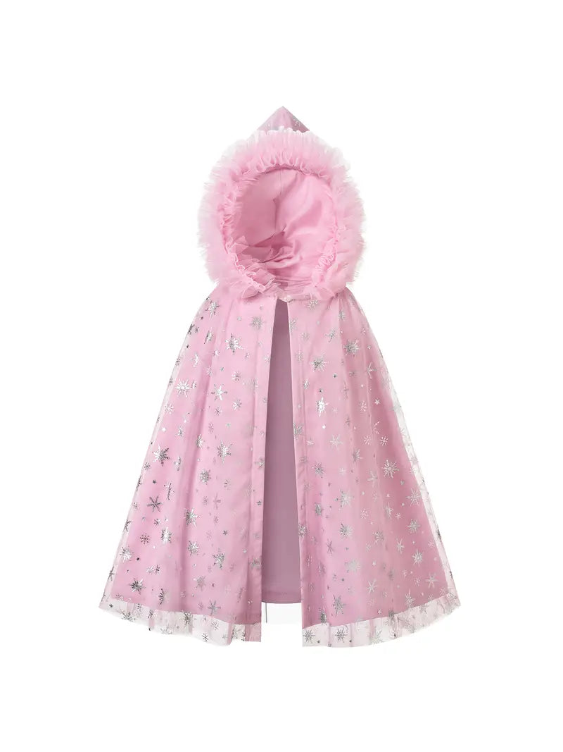 Cape de princesse avec capuche – Déguisement féerique pour fille