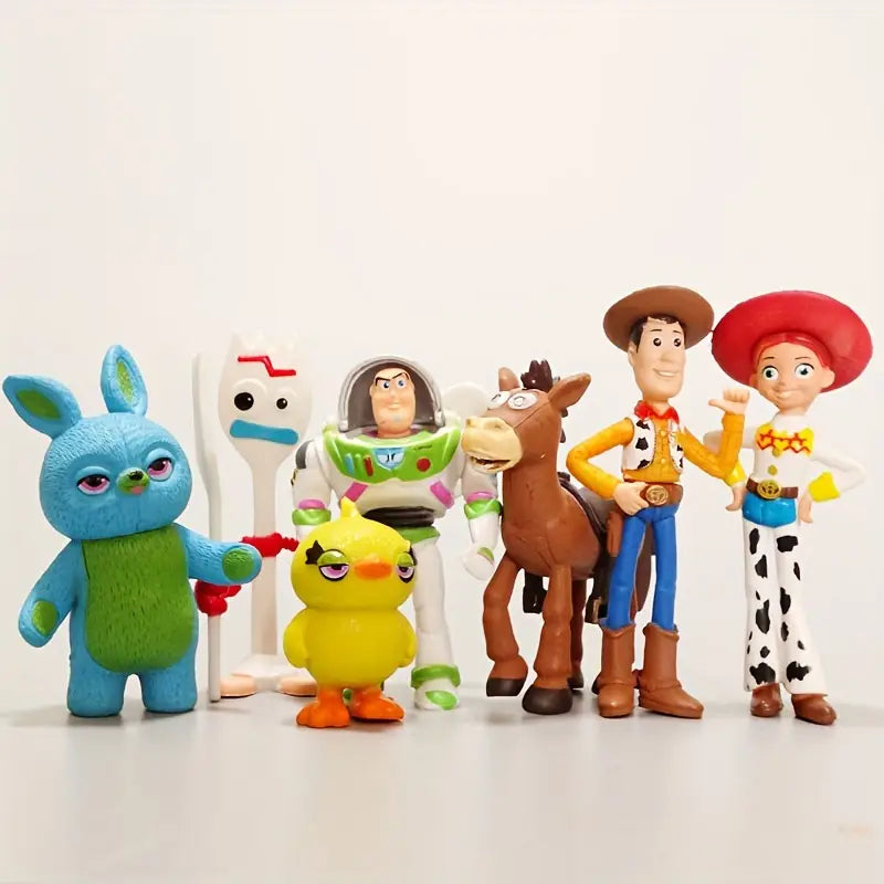 Ensemble de Figurines Toy Story – Woody, Buzz, Jessie, Forky et Amis