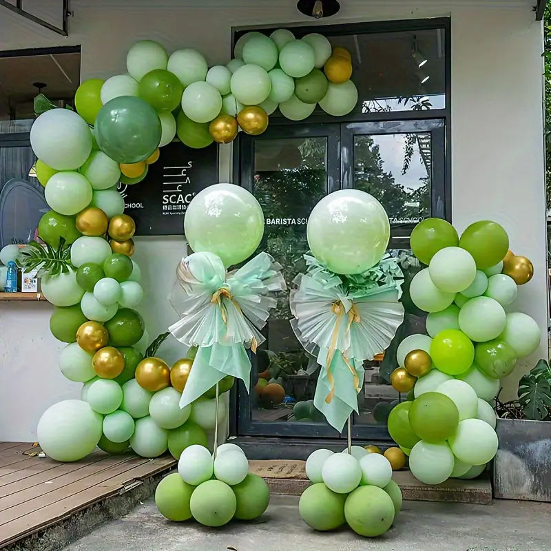 Colonnes de Ballons Colorés – Arche Décorative pour Anniversaire, Mariage & Événements Festifs