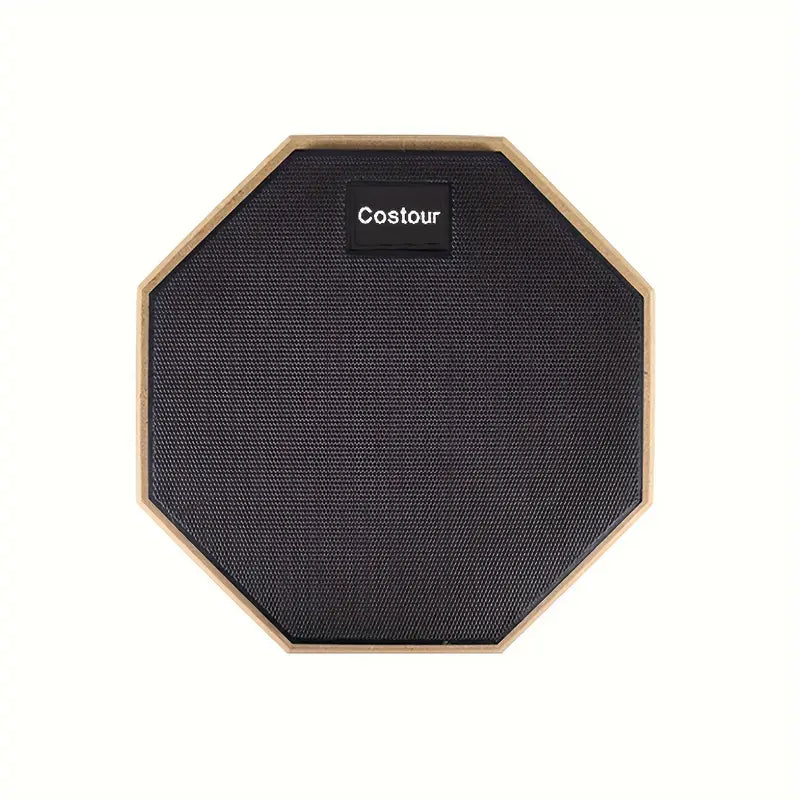 Pad d’Entraînement Batterie Silencieux – Practice Pad Octogonal 12” Costour avec Surface Antidérapante et Rebond Réaliste