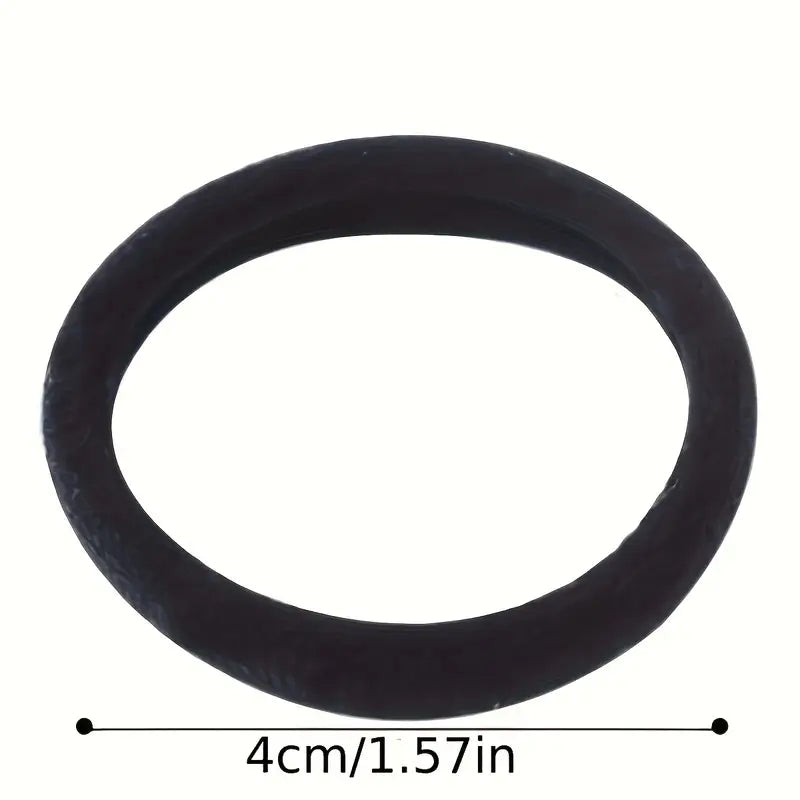 Lot de 50/100 Élastiques Cheveux Noirs – Sans Métal, Doux et Résistants pour Queue de Cheval et Coiffures Quotidiennes