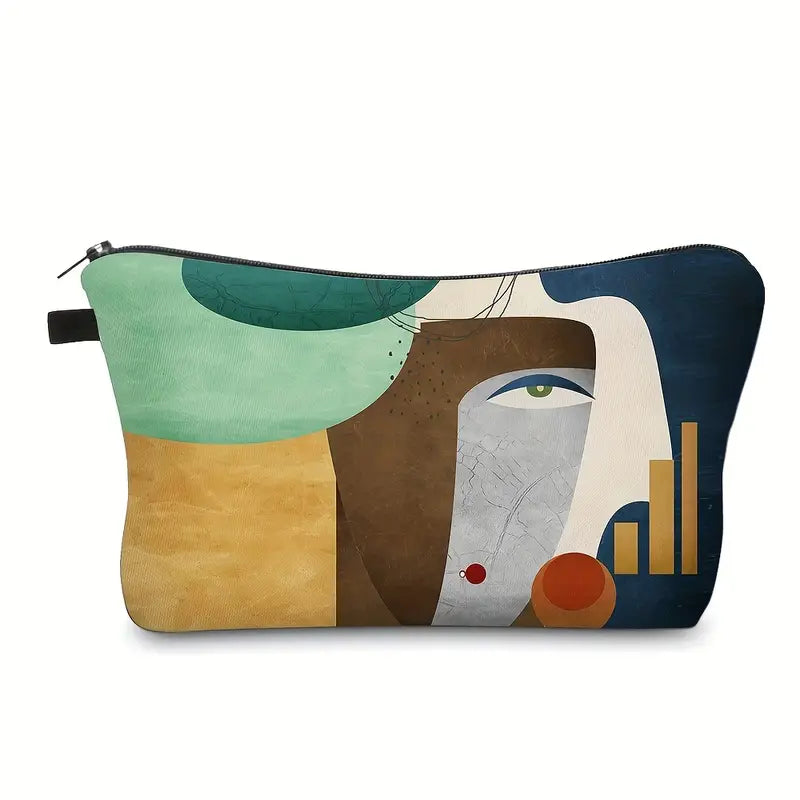 Trousse de maquillage design artistique Pochette cosmétique originale et élégante