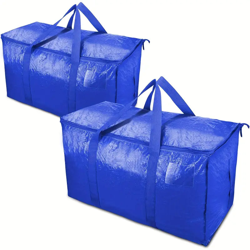 Lot de 2 sacs de rangement grande capacité  Organisation idéale pour vêtements, couettes et linge