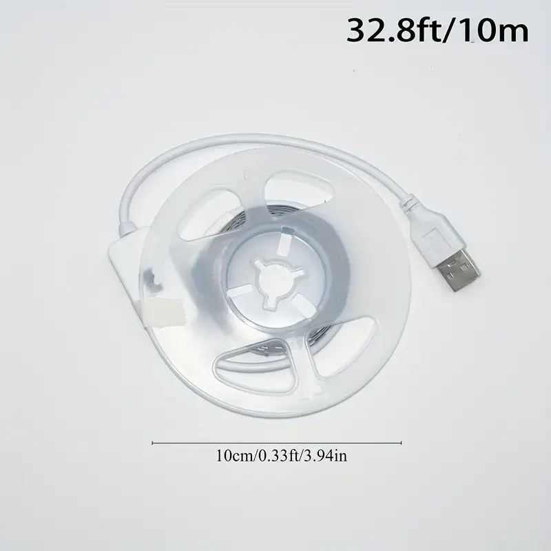 Ruban LED USB 3M/5M/10M – Bande Lumineuse Flexible pour Éclairage Ambiance et Décoration Intelligente