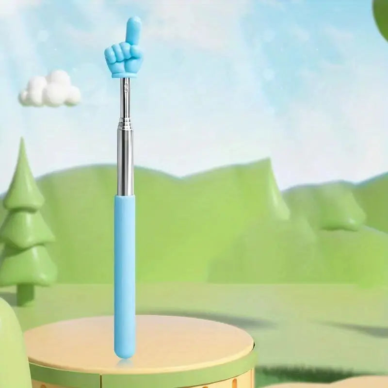 Pointeur télescopique main en mousse – Accessoire original pour enseignants, formateurs et présentations scolaires