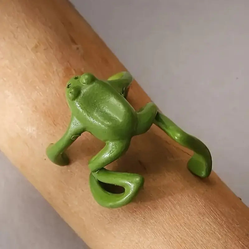 Cuff d’oreille grenouille verte – Accessoire de costume original et fun pour femme
