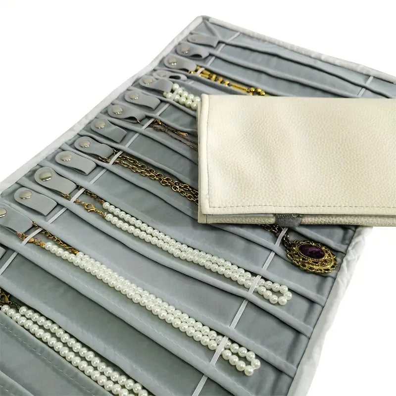 Trousse de Rangement pour Pinceaux et Outils – Étui en Tissu avec Boutons Pression, Multi-Couleurs