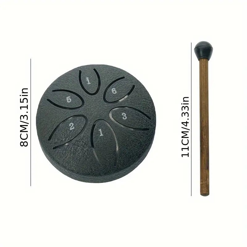 Mini Tambour à Langue Mélodique – Instrument de Relaxation Zen & Musical