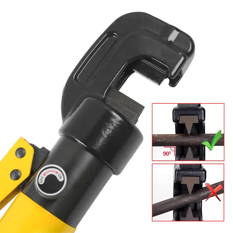 Pince coupe-câble hydraulique – Outils manuels professionnels pour barres et fils métalliques