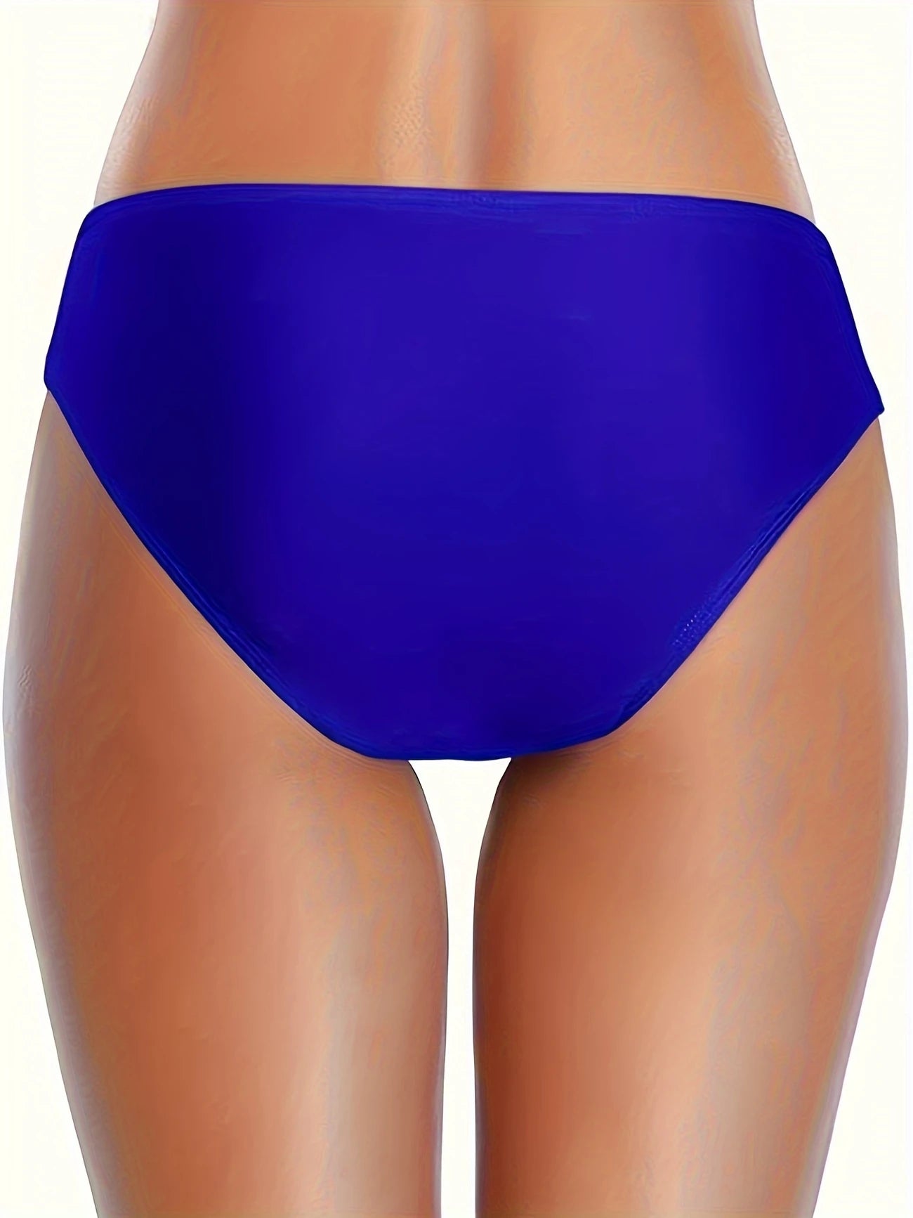 Bas de maillot de bain taille haute croisée – Coupe galbante et effet ventre plat, coloris éclatant