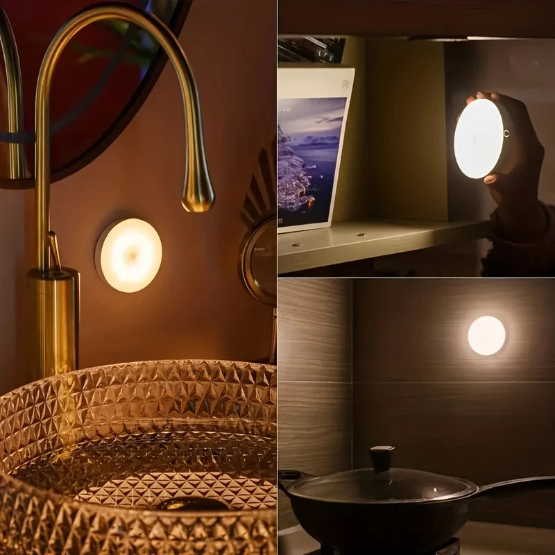 Veilleuse LED Intelligente avec Détecteur de Mouvement – Éclairage Automatique pour Lit et Couloir
