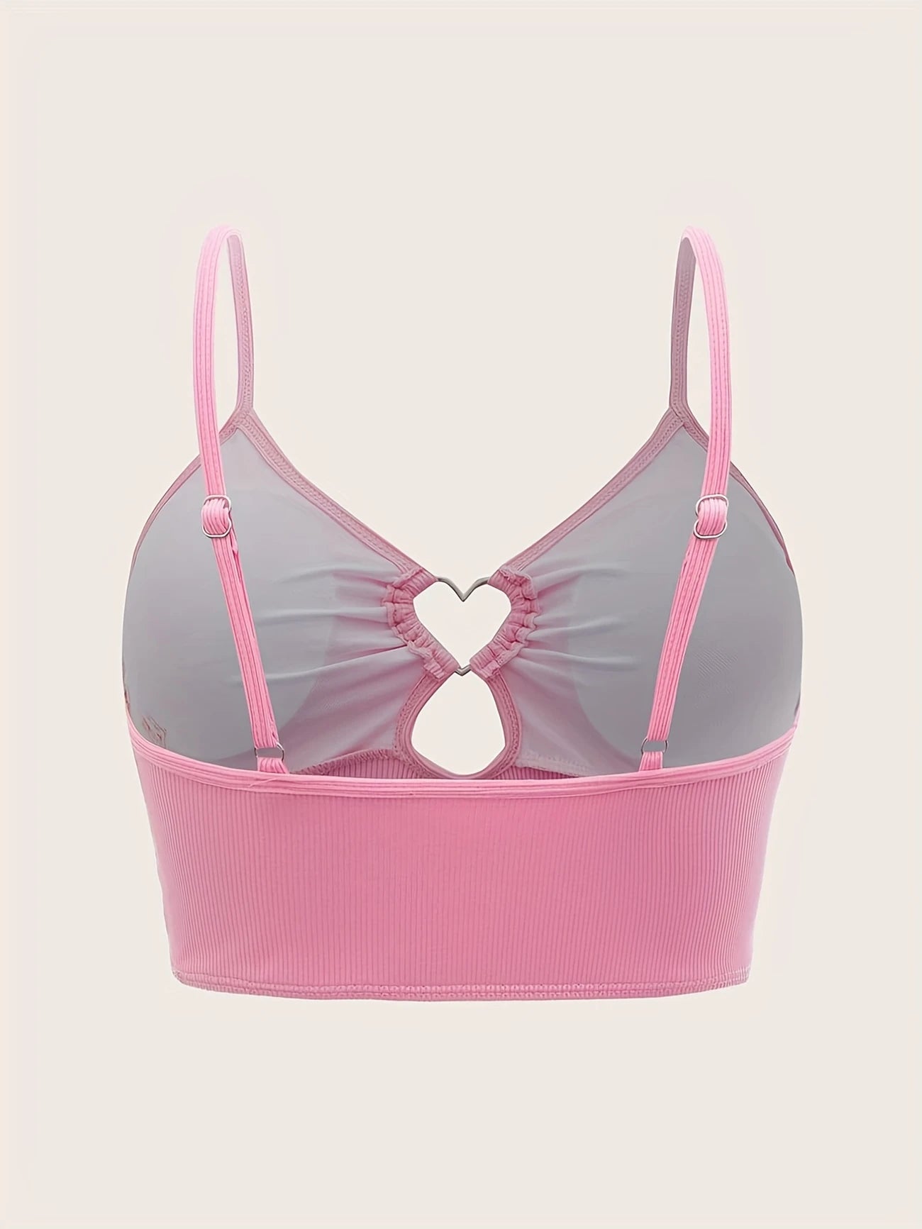 Haut de tankini à découpe cœur – Élégance romantique pour vos journées plage