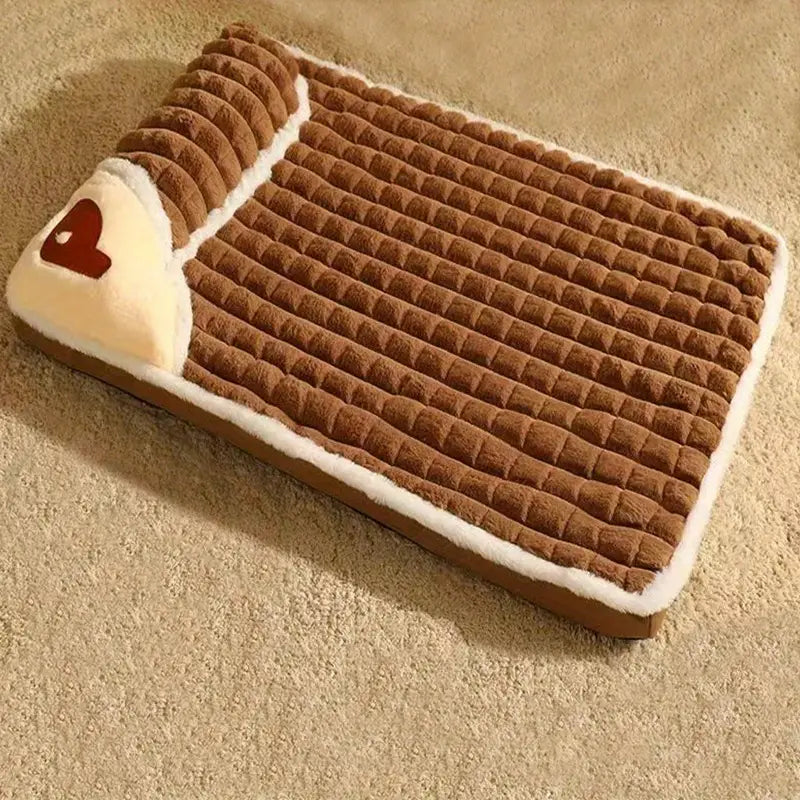 Matelas Douillet pour Chat ou Petit Chien – Lit Confortable avec Coussin Moelleux et Design Mignon