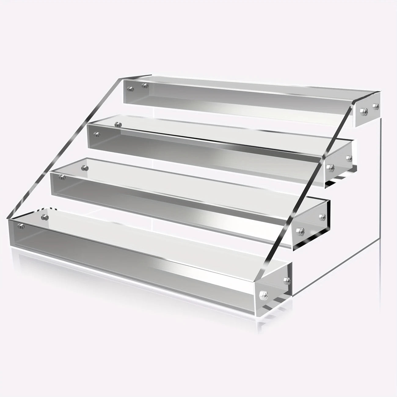 Présentoir Transparent à 3/4 Niveaux pour CD – Support Acrylique Design et Gain de Place