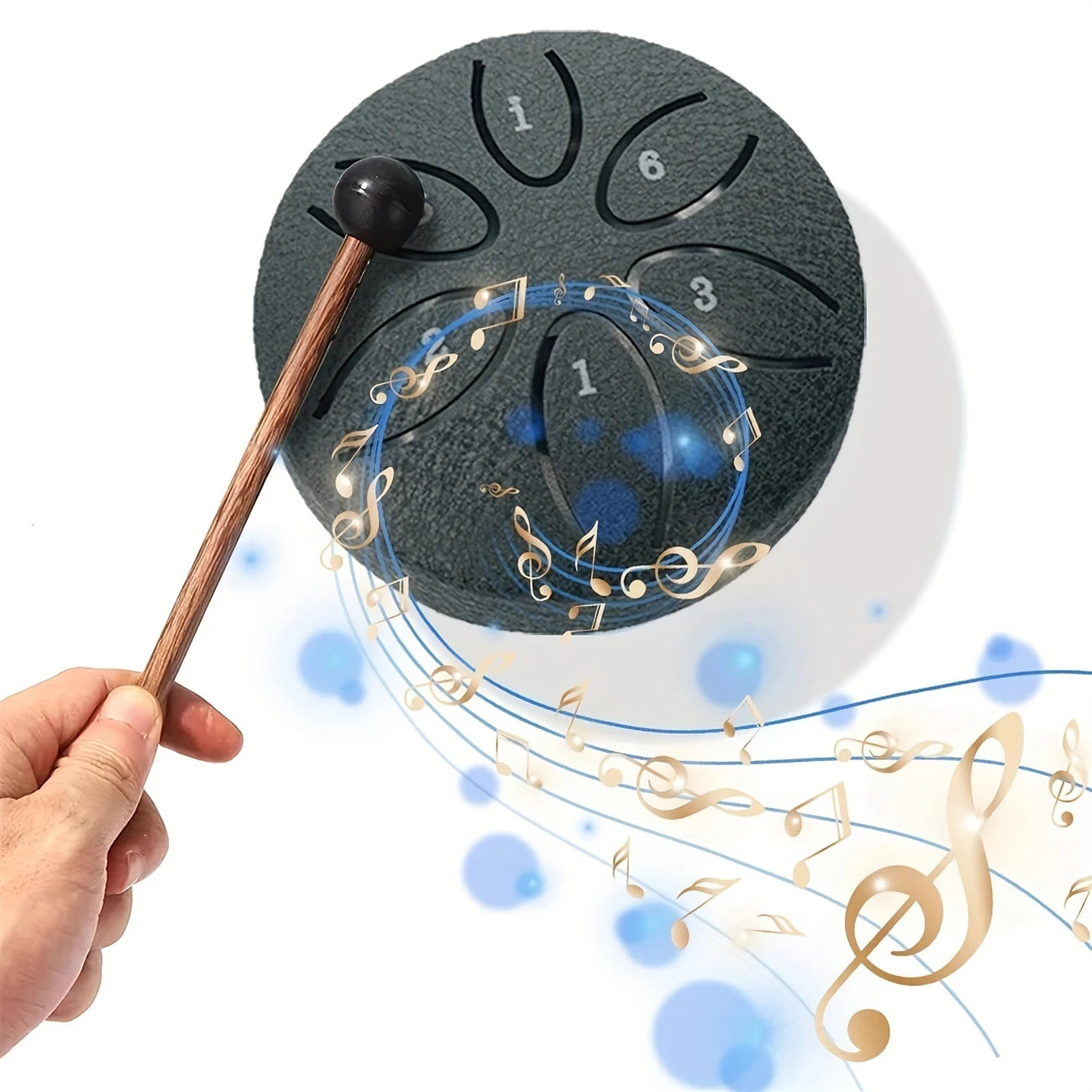 Mini Tambour à Langue Mélodique – Instrument de Relaxation Zen & Musical