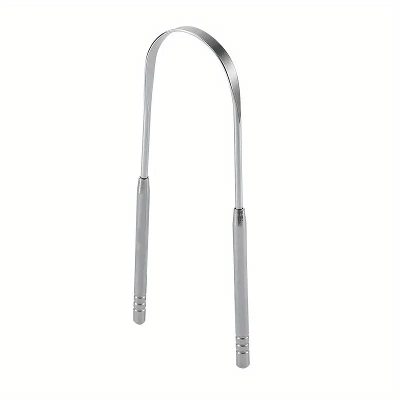 Grattoir Langue Inox 14 cm – Nettoyeur de Langue Antibactérien pour une Haleine Fraîche