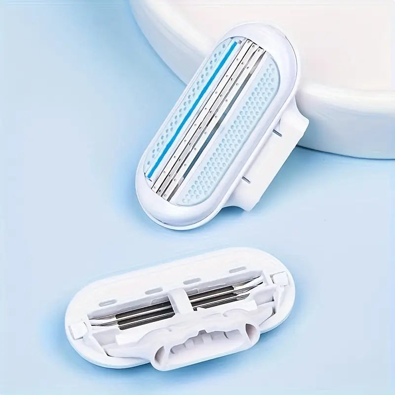 Rasoir de Rasage 5 Lames avec 8 Recharges – Rasoir Rechargeable Précision pour Homme & Femme