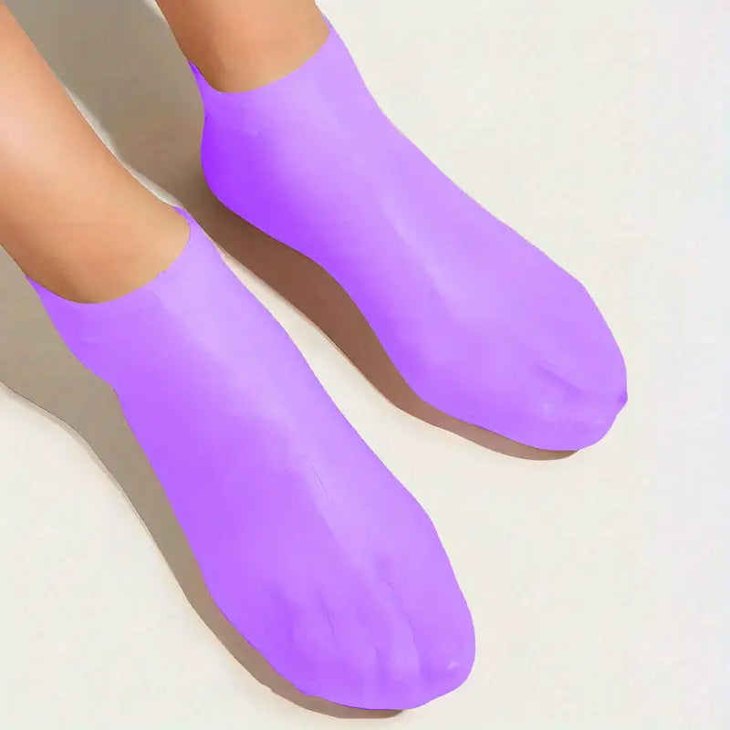 Chaussettes Hydratantes en Gel – Soin Réparateur pour Talons Secs et Pieds Doux au Quotidien