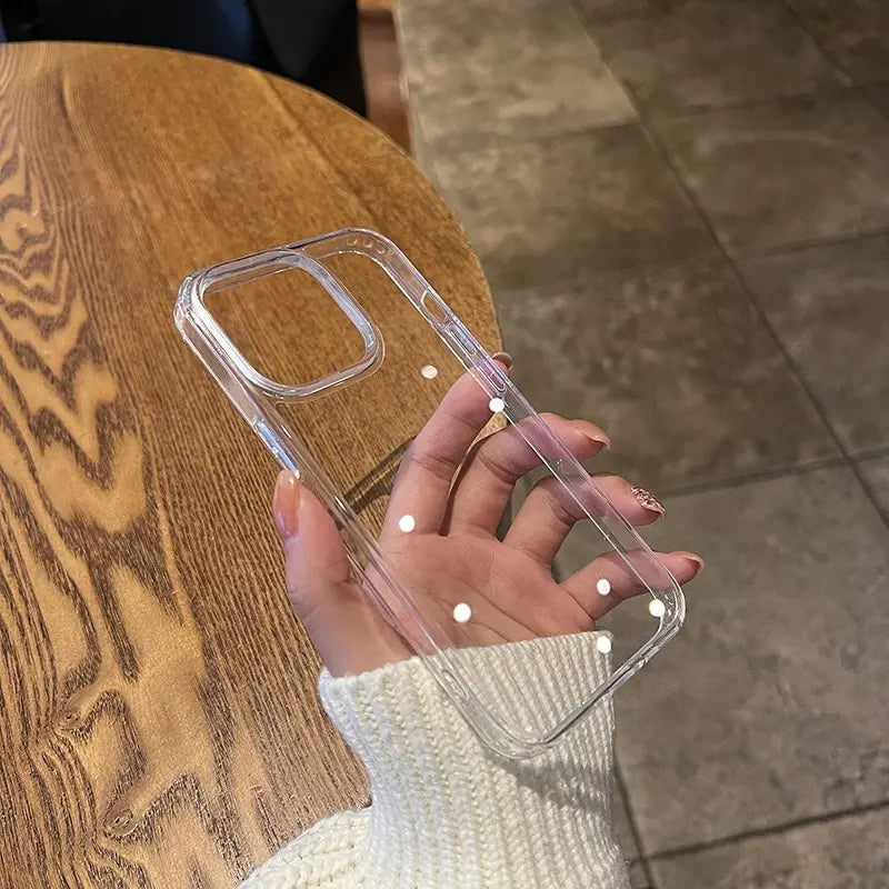 Coque Transparente Antichoc pour iPhone – Étui Souple Ultra Fin et Résistant, Protection Intégrale