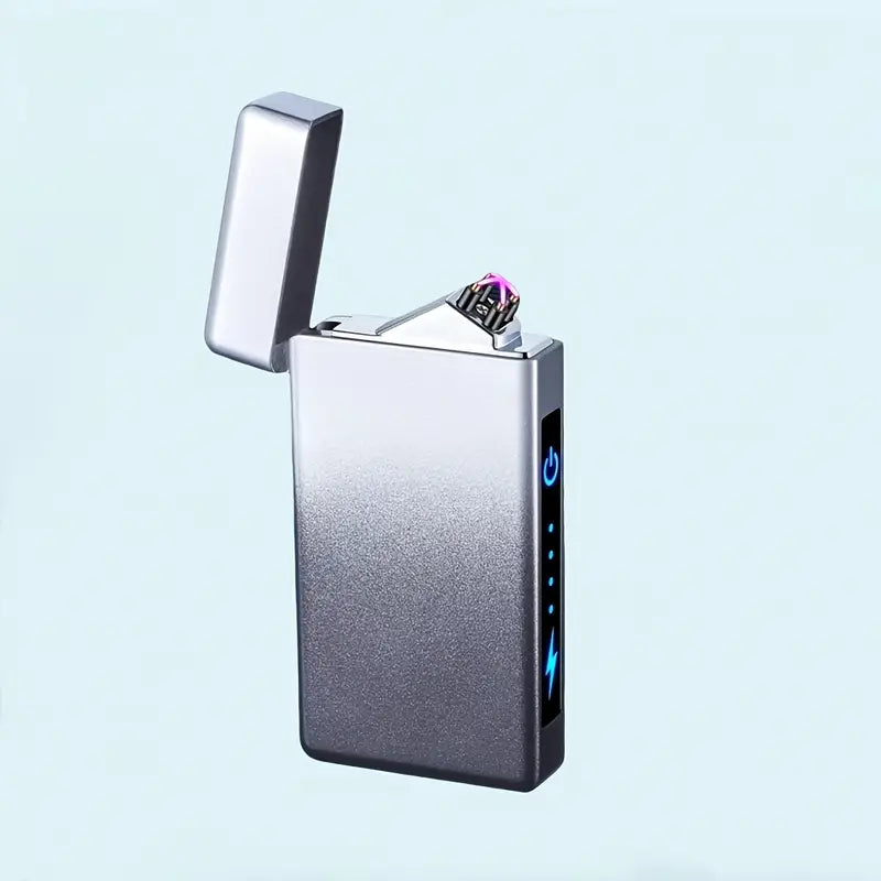 Briquet Plasma Double Arc USB Rechargeable – Design Élégant, Allumage Sans Flamme avec Indicateur LED