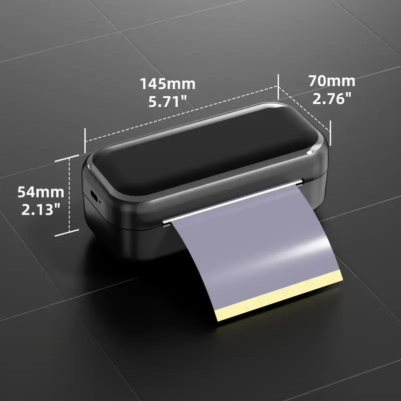 Imprimante Thermique pour Tatouage – Machine de Transfert Sans Fil WiFi | Compatible iOS/Android, Idéal pour Stencils & Tracés Pro – Feuilles Incluses