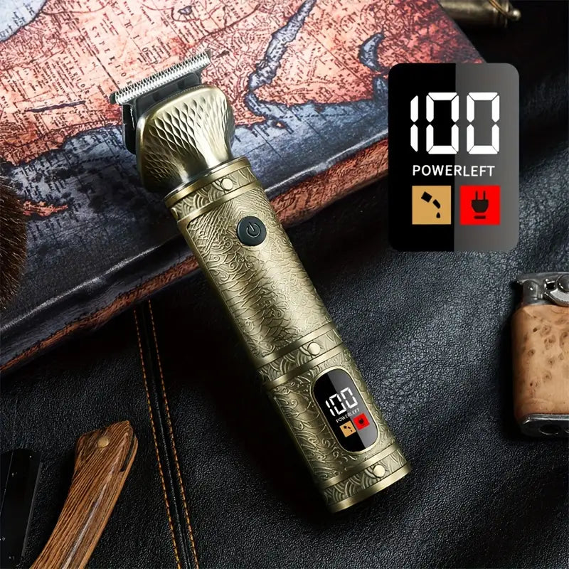 Tondeuse Électrique Multifonction 7-en-1 – Rasoir Homme Professionnel avec Lames