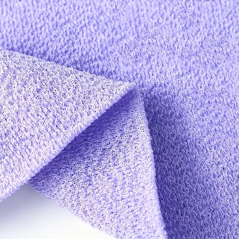 Gant Exfoliant et Bande de Douche Colorée – Accessoire Gommage Corps pour Peau Douce et Lisse