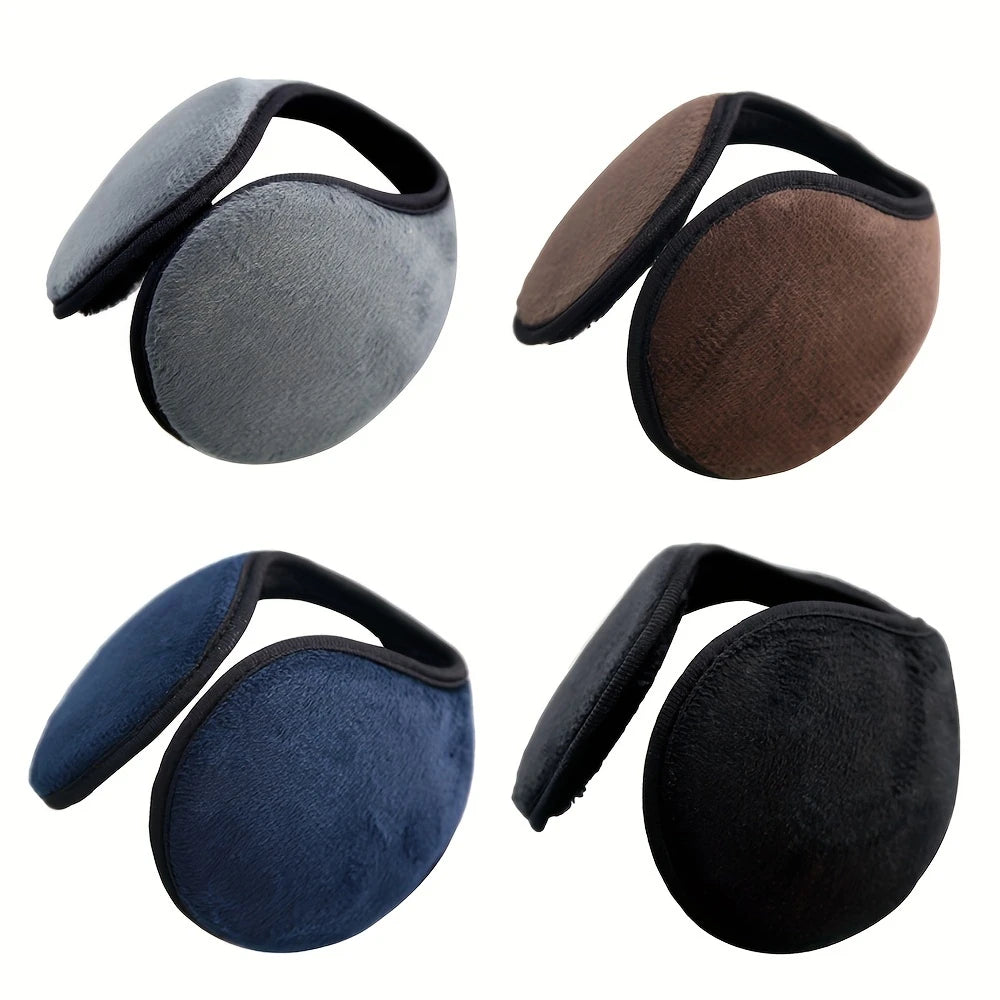 Cache-Oreilles Homme Pliable en Polaire – Protection Thermique Discrète et Ultra Confortable