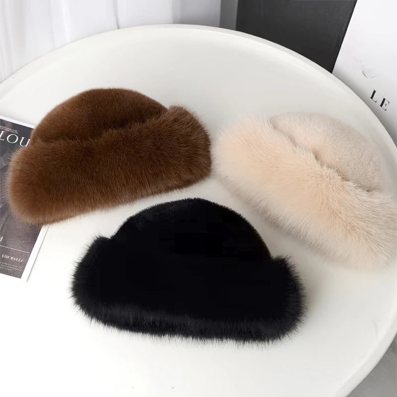 Cache-Oreilles Femme Hiver Élégant – Modèle Vintage en Fausse Fourrure, Ultra Chaud et Chic