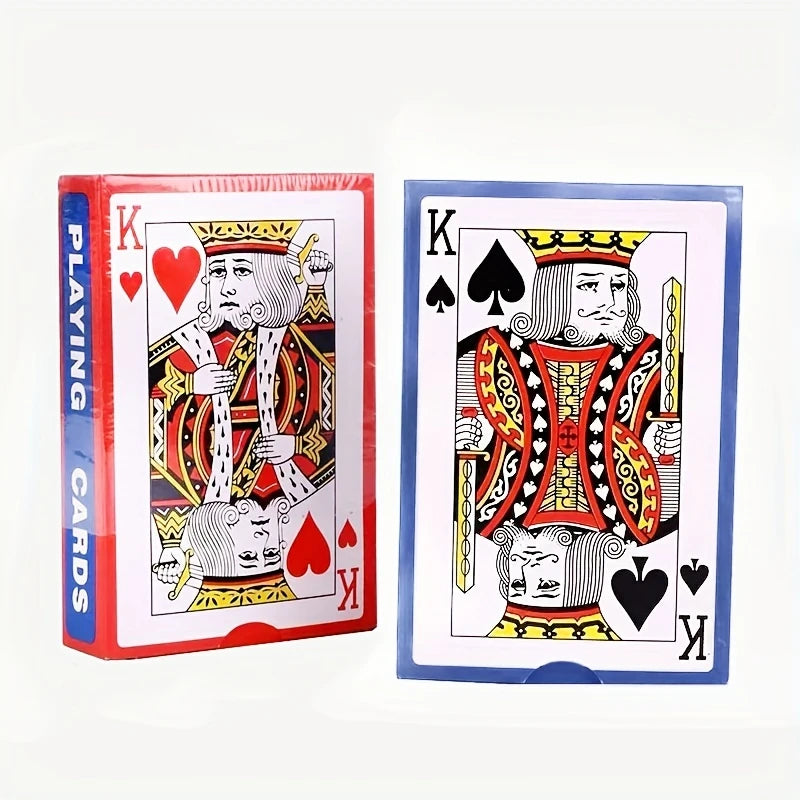 Jeu de 54 Cartes Classiques – Format Standard, Design Traditionnel, Parfait pour Poker, Belote & Jeux de Société