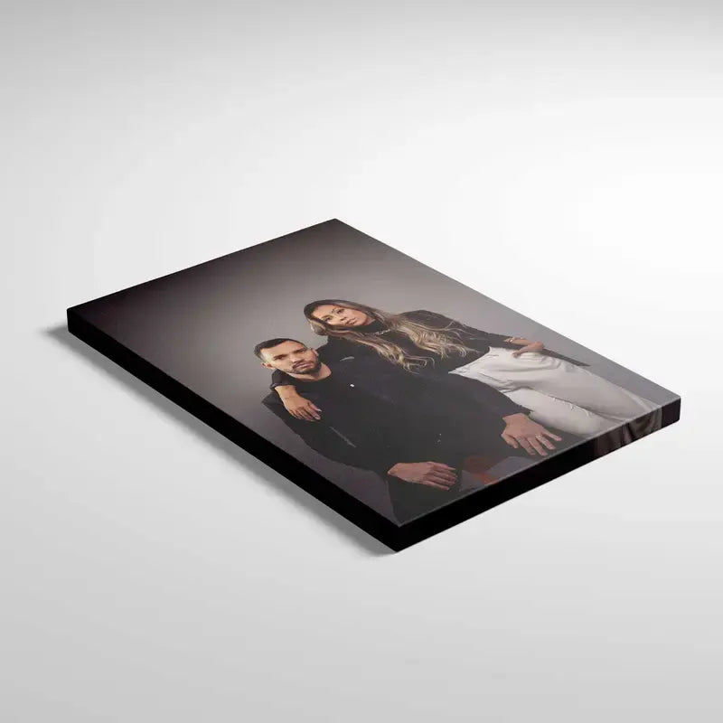 Toile photo personnalisée sur cadre – Portrait imprimé haute qualité pour déco bureau ou murale
