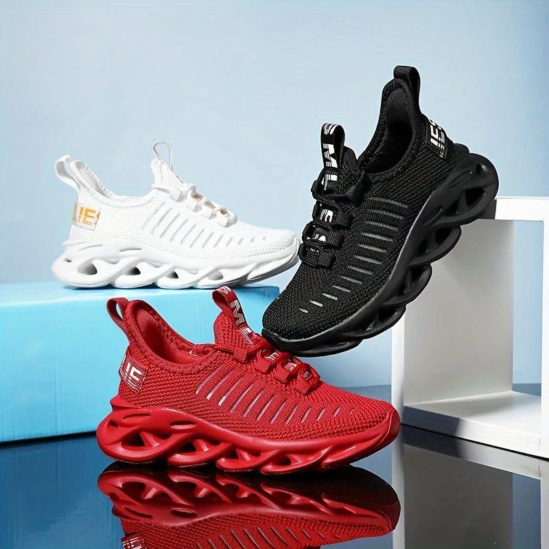 Baskets de Sport Enfant Respirantes – Sneakers Ultra Légères avec Semelle Antichoc