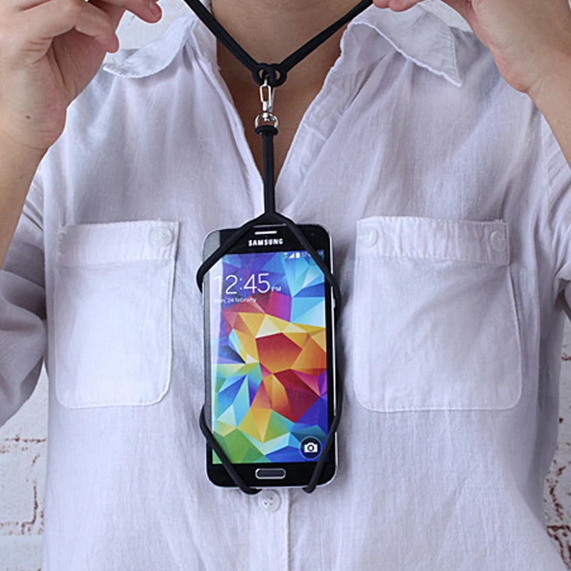 Lot de 7 Coque de Téléphone avec Sangle Réglable – Support Pratique et Style Éclatant pour iPhone et Smartphones