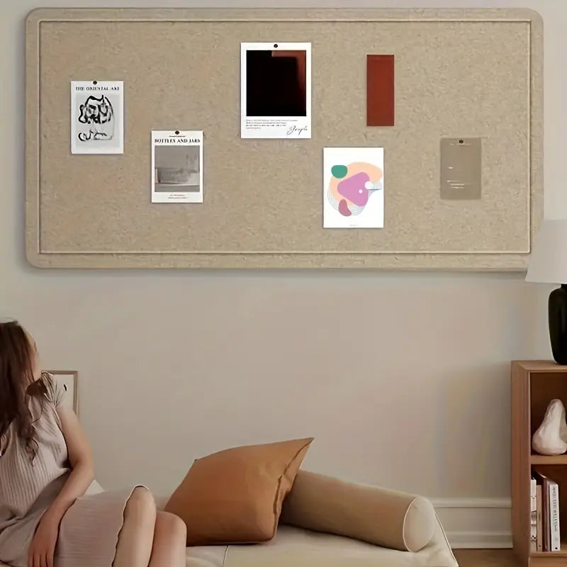 Tableau Liège Mural Grande Taille – Panneau d’Affichage pour Photos, Notes et Décoration de Classe