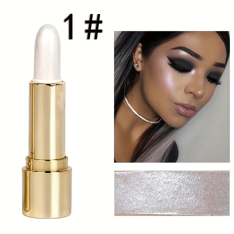 Enlumineur en Stick Effet Glow – Illuminateur Crème Nacré pour un Teint Sculpté