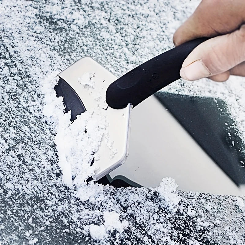 Grattoir à Glace Ergonomique pour Pare-Brise – Large Surface 11 cm, Poignée Confort pour Déneigement Facile