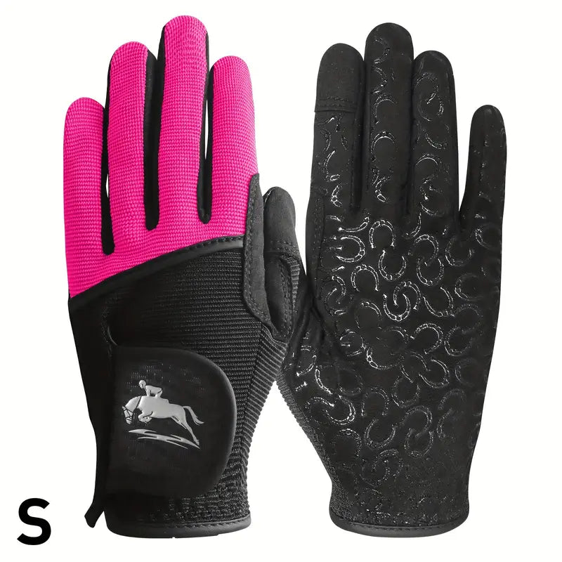 Gants d'Équitation Antidérapants – Confort et Grip pour Cavalier, Respirants et Résistants, Homme & Femme