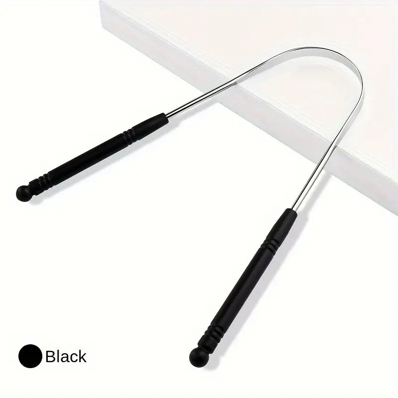 Grattoir Langue Inox – Raclette Anti-Haleine pour Hygiène Buccale Durable