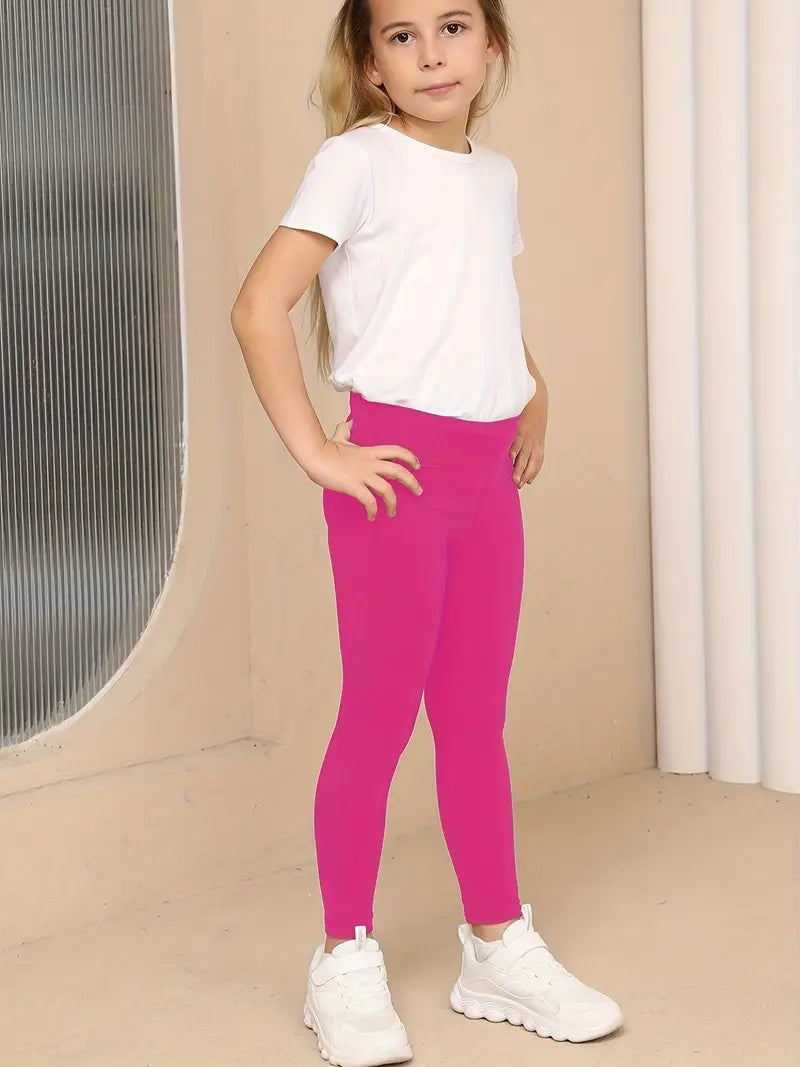 Legging Fille – Pantalon Extensible Confortable pour Sport et Loisirs