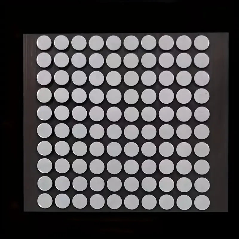 100 Pastilles Adhésives Rondes Double Face – Autocollants Puissants pour DIY, Bureau, Mur et Décoration