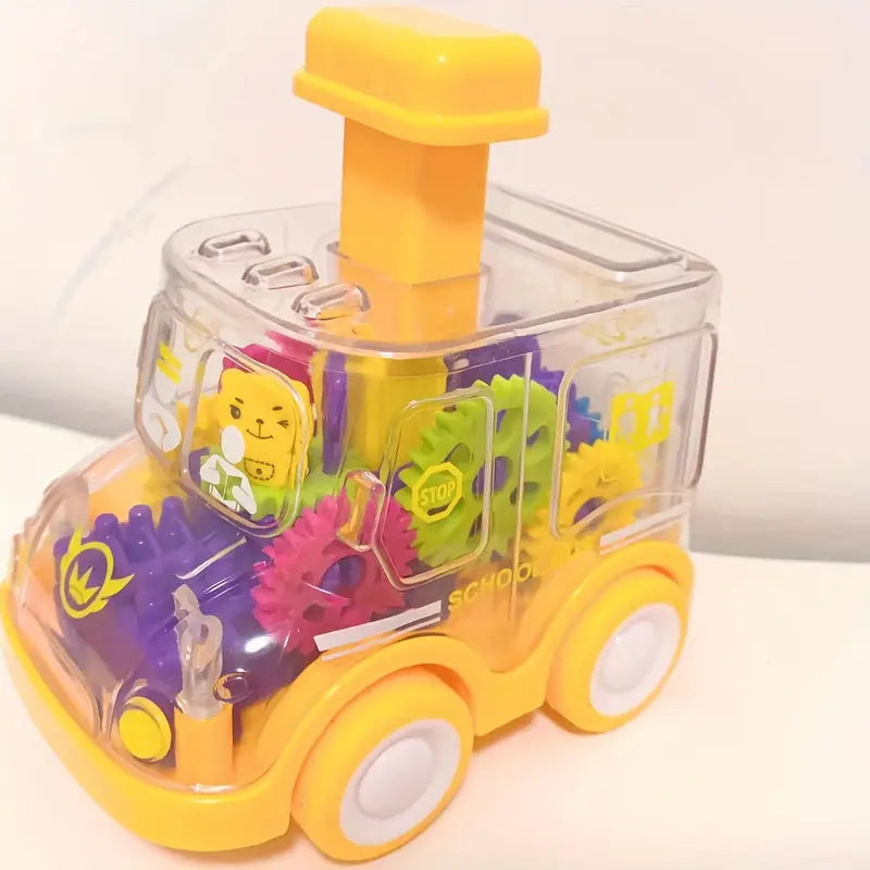 Voiture Éducative à Engrenages Colorés – Jouet d’Éveil Interactif et Ludique pour Bébé
