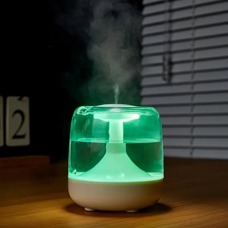 Humidificateur d’air LED silencieux – Diffuseur d’ambiance avec brume froide pour chambre ou bureau